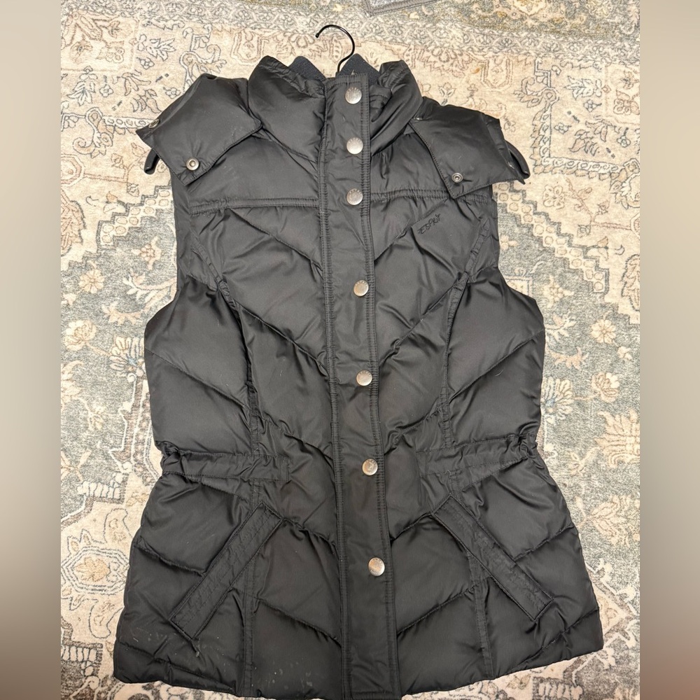 Esprit Black Quilted Vest